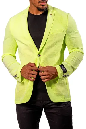 Maceoo Neon Unconstructed Knit Blazer in at Nordstrom, Size 7