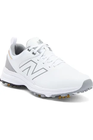 New Balance Brighton v2 Waterproof Golf Shoe in White /Grey at Nordstrom, Size 6.5