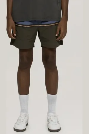 Maui & Sons Granite Colorblock Nylon Swim Trunks in at Nordstrom, Size Medium