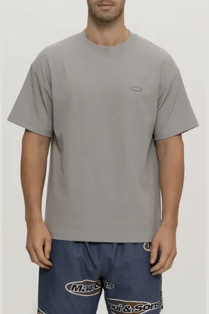 Maui & Sons Surface Oversize Ribbed Cotton T-Shirt in at Nordstrom, Size Large