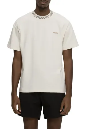 Maui & Sons Break Neck Oversize Textured Cotton T-Shirt in at Nordstrom, Size Medium