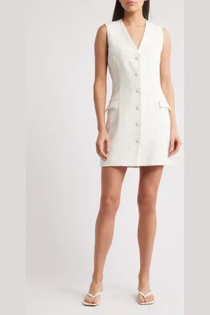 FAITHFULL THE BRAND Eloise Linen Minidress in at Nordstrom, Size Small
