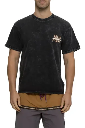 Maui & Sons Maui Tag Mineral Wash Cotton Graphic T-Shirt in at Nordstrom, Size Small