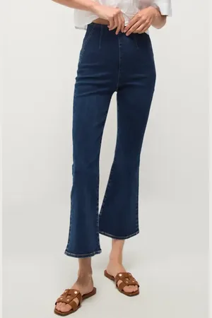 VERONICA BEARD Carson Off-Duty High Waist Ankle Flare Jeans in at Nordstrom, Size X-Large