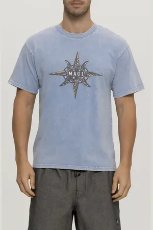 Maui & Sons Mineral Wash Logo Graphic T-Shirt in at Nordstrom, Size Medium