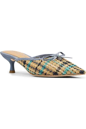Donald Pliner Soel Woven Raffia Bow Mule in at Nordstrom, Size 6.5
