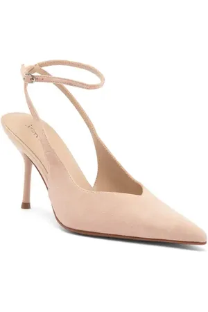 Jeffrey Campbell Executive Ankle Strap Pointed Toe Slingback Pump in at Nordstrom, Size 8