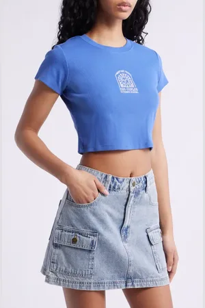 Rip Curl San Carlos Crop Cotton Jersey Graphic T-Shirt in at Nordstrom, Size X-Large