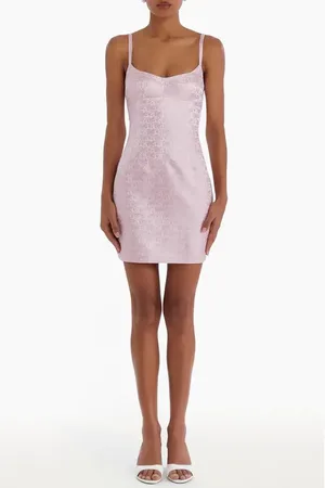 Amanda Uprichard Deserae Jacquard Sleeveless Minidress in at Nordstrom, Size Small
