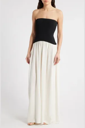 Solid Soglio Strapless Maxi Dress in at Nordstrom, Size Medium