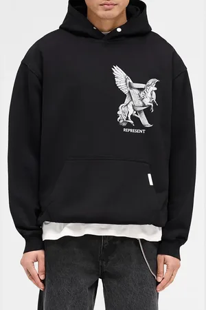 Represent Elegance in Motion Cotton Graphic Hoodie in at Nordstrom, Size X-Small