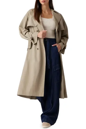 Guess Amira Trench Coat in at Nordstrom, Size Large