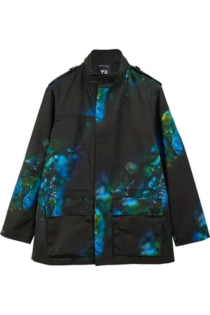 Y-3 Allover Print Ripstop Field Jacket in at Nordstrom, Size Large