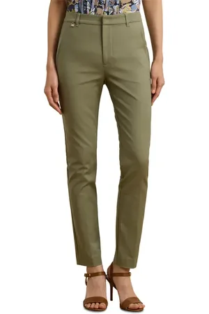 Ralph Lauren Double Faced Stretch Cotton Pants in at Nordstrom, Size 6