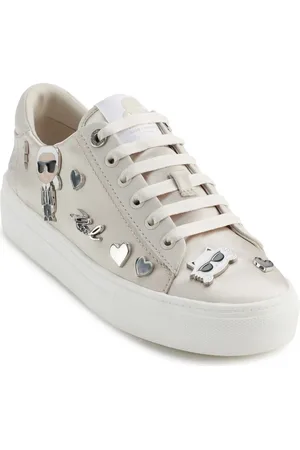 Karl Lagerfeld Cate Pin Logo Sneaker in at Nordstrom, Size 6.5