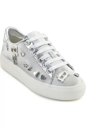 Karl Lagerfeld Cate Pin Logo Sneaker in at Nordstrom, Size 7