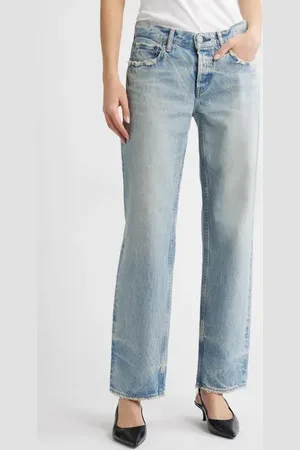 Moussy Wildwood Ankle Straight Leg Jeans in at Nordstrom, Size 29