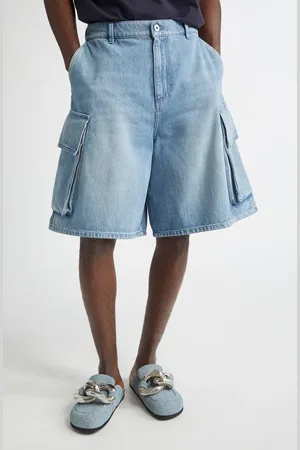 J.W.Anderson Cargo Denim Shorts in at Nordstrom, Size 32 Us