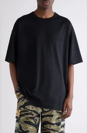 Givenchy Regular Fit Logo Embroidered T-Shirt in at Nordstrom, Size Xx-Large