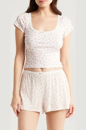 Kilo Brava Lace Trim Stretch Modal Crop Top in at Nordstrom, Size 3 X