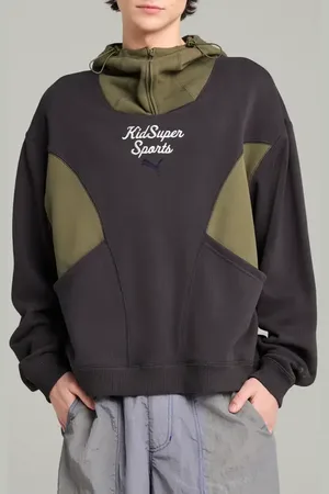 PUMA X KidSuper Oversize Colorblock Hoodie in at Nordstrom, Size X-Large