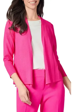 Kasper Long Sleeve Knit Cardigan Sweater in at Nordstrom, Size Small