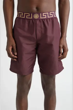 VERSACE Greca Border Board Shorts in at Nordstrom, Size 3