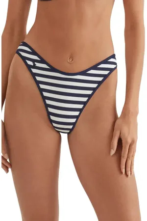Ralph Lauren High Leg Scoop Bikini Bottoms in at Nordstrom, Size Small