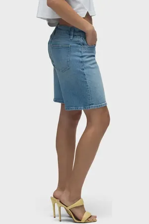 Hudson London Low-Rise Long Short in at Nordstrom, Size 34 Eu