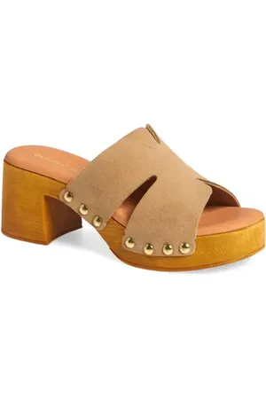 Chocolat Blu Magee Platform Slide Sandal in at Nordstrom, Size 10Us