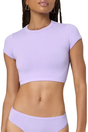 Florence By Mills Softie Seamless Rib Baby Tee in at Nordstrom, Size X-Small