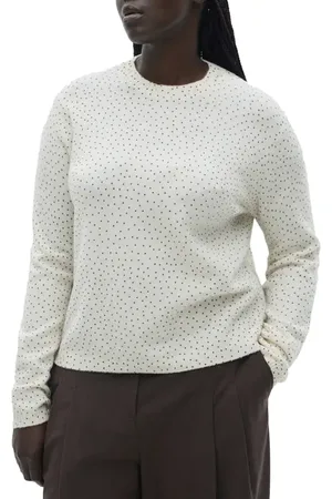 MANGO Polka Dot Sweater in at Nordstrom, Size 1X