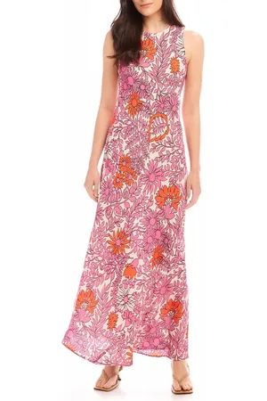 Fifteen Twenty Dani Floral Sleeveless Maxi Dress in at Nordstrom, Size Large