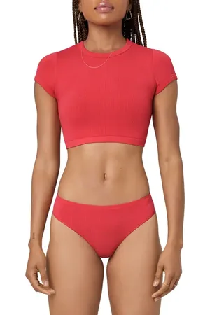 Florence By Mills Softie Seamless Rib Baby Tee in at Nordstrom, Size X-Large