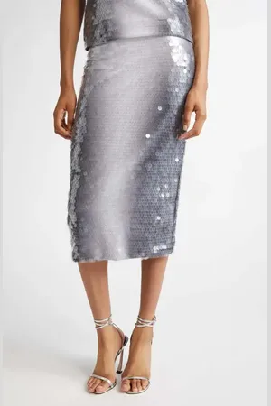Sportmax Gradient Paillette Jersey Pencil Skirt in at Nordstrom, Size Medium