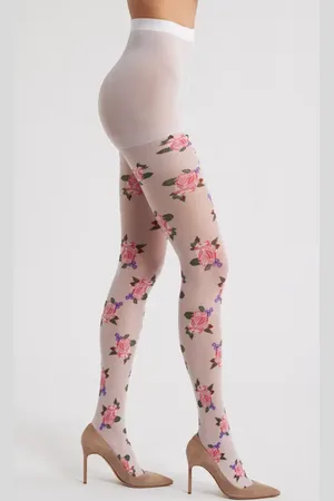 Casa Clara Harper Floral Tights in at Nordstrom
