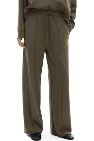 MANGO Tie Waist Wide Leg Pants in at Nordstrom, Size Small