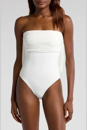 Hutch Bow Strapless One-Piece Swimsuit in at Nordstrom, Size X-Small