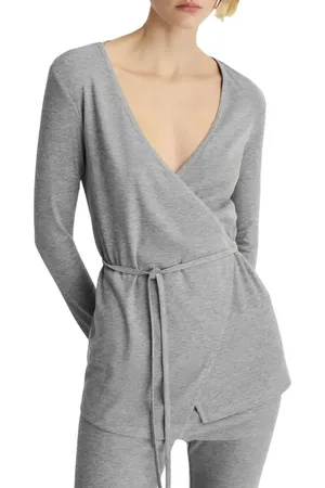 MANGO Wrap Rib Cardigan in at Nordstrom, Size Large