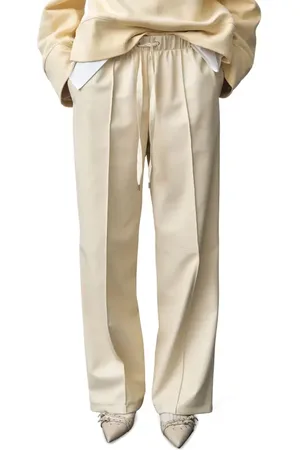 MANGO Wide Leg Faux Leather Pants in at Nordstrom, Size 6