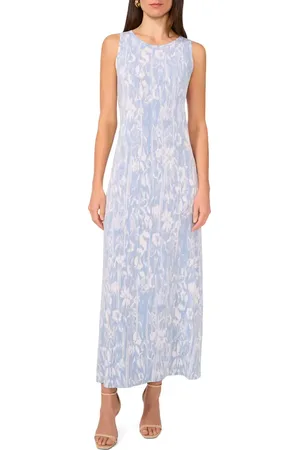 Vince Camuto Muted Floral Print Sleeveless Maxi Dress in at Nordstrom, Size X-Large
