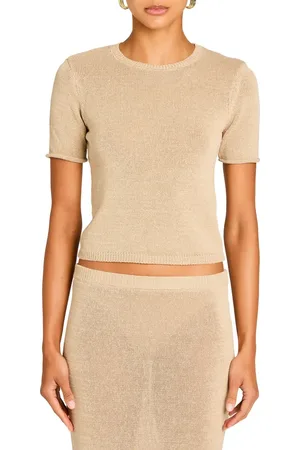 SER.O.YA Clare Knit Baby Tee in at Nordstrom, Size Small
