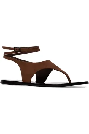 BLACK SUEDE STUDIO Mindy Ankle Strap Sandal in at Nordstrom, Size 6Us