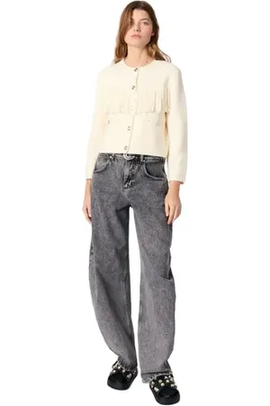 Maje Fringed cardigan in at Nordstrom, Size Medium