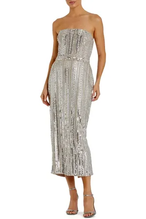 Mac Duggal Embellished Strapless Column Dress in at Nordstrom, Size 4
