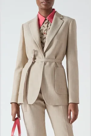 LK Bennett Amelia Belted Jacket in at Nordstrom, Size 10 Us