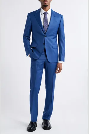 Emporio Armani G-Line Trim Fit Solid Wool Suit in at Nordstrom, Size 38 Us