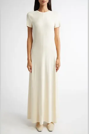 Totême Fluid Jersey Maxi T-Shirt Dress in at Nordstrom, Size Medium