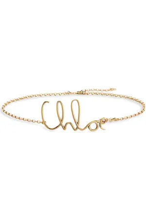 Chloé Script C Chain Belt in at Nordstrom