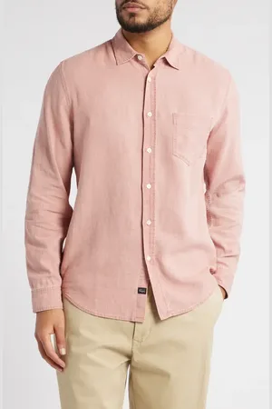 Rails Mykonos Linen Blend Button-Up Shirt in at Nordstrom, Size Small